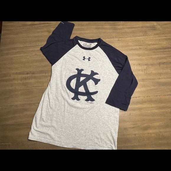 Under Armour, 3/4 sleeve, KC Monarchs Tee (Small) - Picture 1 of 2